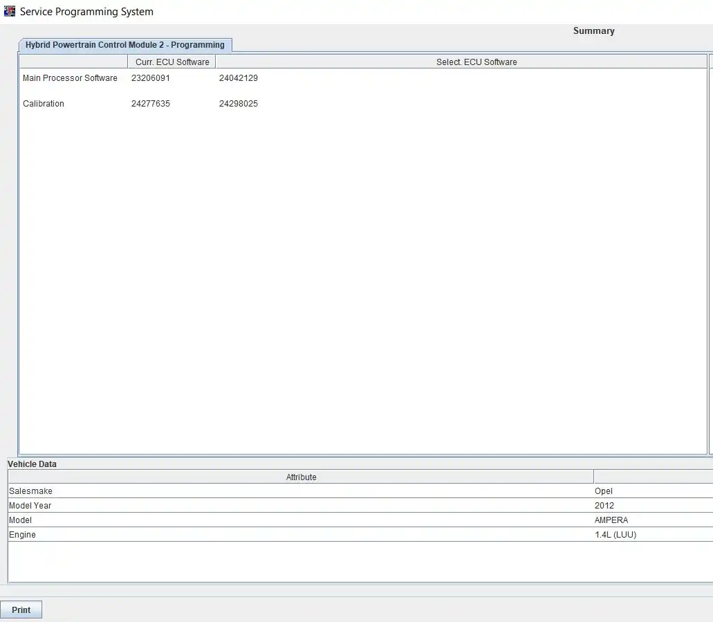 Opel Ampera / Chrysler Volt P1FFF vikakoodin poisto.